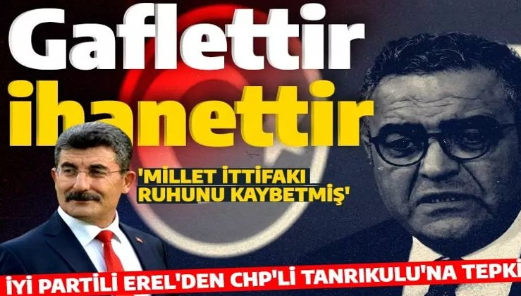 İYİ Parti'den CHP'li Sezgin Tanrıkulu'nun TSK'ya iftirasına tepki: Gaflettir, ihanettir