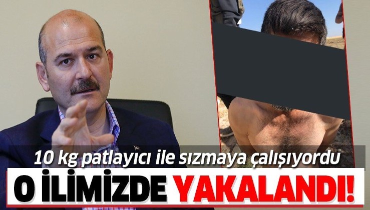 Türkiye'de eylem yapacaktı! PYD/YPG’li terörist Şanlıurfa Akçakale’de patlayıcı ile yakalandı