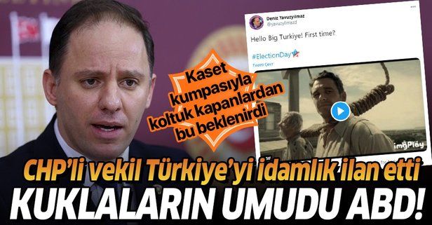 CHP'li vekil Deniz Yavuzyılmaz ABD seçimleri üzerinden Türkiye'yi 'idamlık' ilan etti!