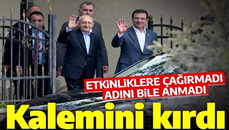 Kılıçdaroğlu, İmamoğlu'nu etkinliklere çağırmadı adını bile anmadı