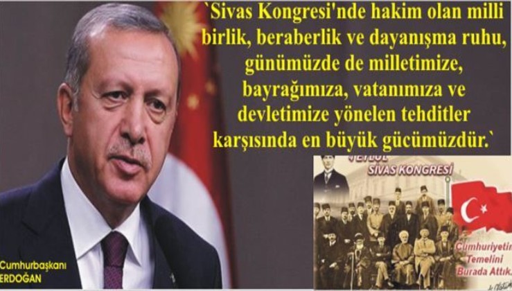 Cumhurbaşkanı Erdoğan: Başta Gazi Mustafa Kemal Atatürk olmak üzere...