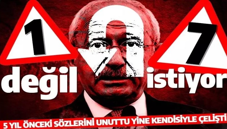 Kemal Kılıçdaroğlu 5 yıl önceki sözlerini unuttu kendisiyle çelişti