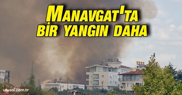 Antalya Manavgat'ta orman yangını çıktı