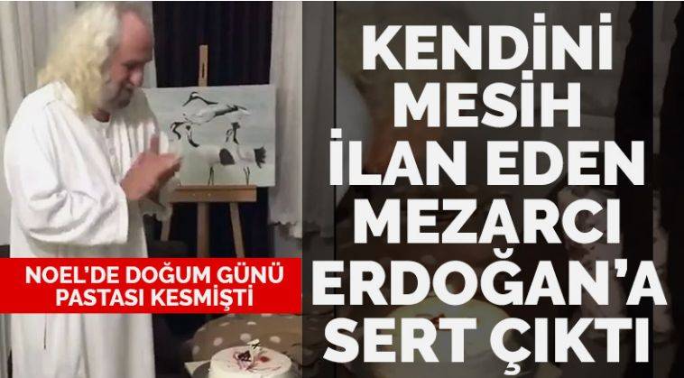 Noel’de doğum günü kutlayan Hasan Mezarcı’ya soruşturma