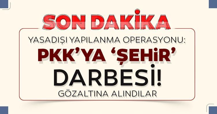 Terör örgütü PKK'nın gençlik ve şehir yapılanmasına operasyon: 9 gözaltı