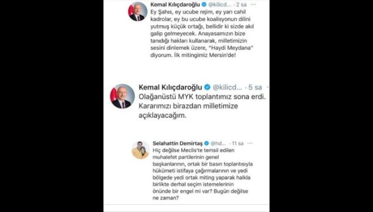 HDP Kandil'den yönetiliyor, CHP ise HDP'den, Kılıçdaroğlu ise Kandil'i yerle yeksan edeceğim diyor, gülmekten yerle yeksan oluyoruz!