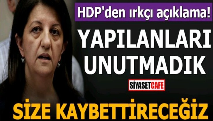 HDP'li Buldan, "İstanbul'u vermeyeceğiz"