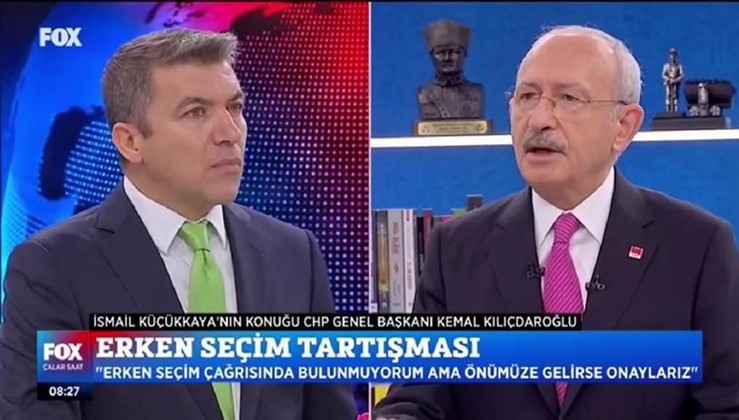 HDP ve İyi Parti'den sonra Kılıçdaroğlu da 'erken seçim' dedi