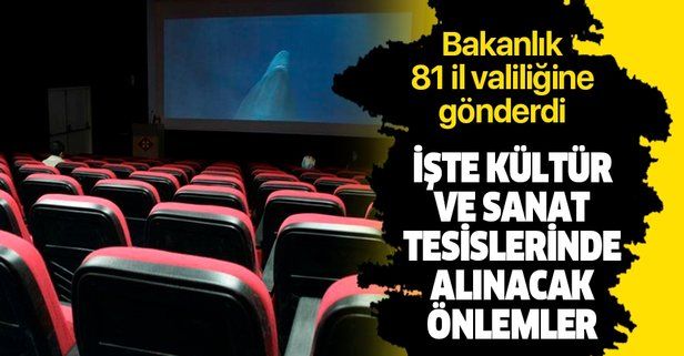 Son dakika: Bakanlık 81 il valiliğine gönderdi: İşte kültür ve sanat tesislerinde alınması gereken önlemler