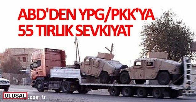 ABD'den terör örgütü YPG/PKK'ya yeni askeri sevkıyatlar