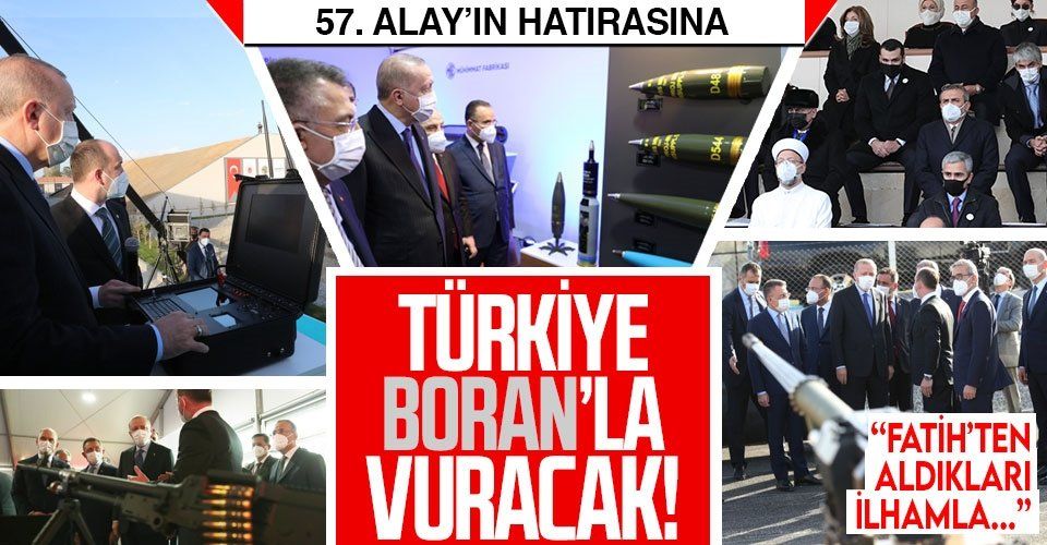 Erdoğan, Barutsan Roket ve Patlayıcı Fabrikası'nda yerli ve milli silah ve mühimmatları inceledi!