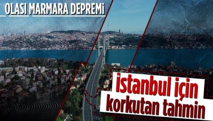Kandilli Müdürü: Olası Marmara depreminin 7'nin üzerinde olması bekleniyor