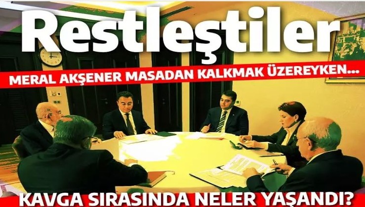 Masada kavga çıktı, Ahmet Davutoğlu araya girdi! Kılıçdaroğlu-Akşener gerilimi sırasında neler yaşandı?