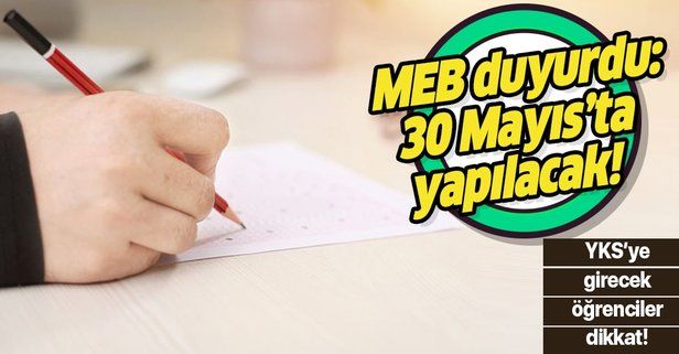 Son dakika: YKS'ye girecek öğrenciler dikkat! MEB duyurdu: İlki 30 Mayıs'ta yapılacak