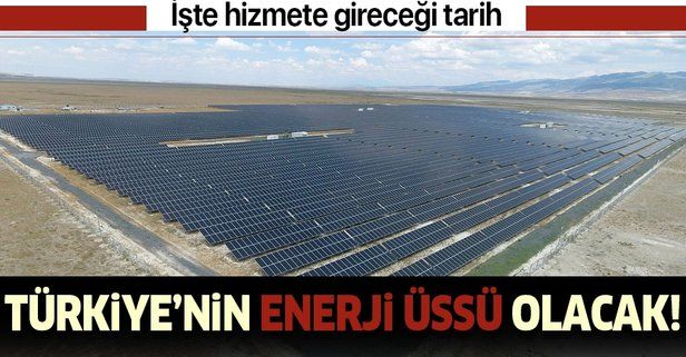 Türkiye'nin enerji üssü olacak! Konya Karapınar'da hizmete girecek...