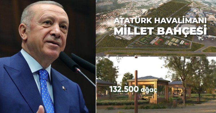 Erdoğan'dan Atatürk Havalimanı Millet Bahçesi paylaşımı: Nasıl olacağına kısaca bir göz atalım!