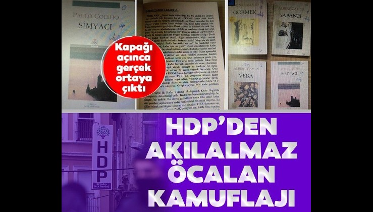 HDP İl İstanbul İl Başkanlığı'nda yeni rezalet! Akılalmaz Öcalan kamuflajı...