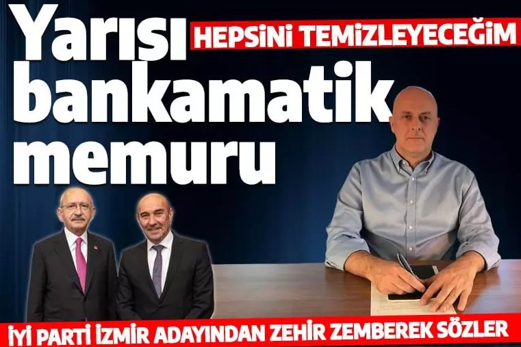 İYİ Parti İzmir adayı Ümit Özlale, CHP'yi topa tuttu: İzmir'in yarısı bankamatik memuru