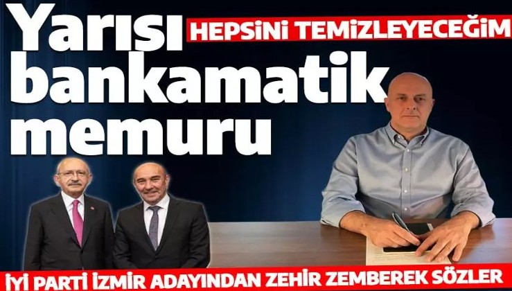 İYİ Parti İzmir adayı Ümit Özlale, CHP'yi topa tuttu: İzmir'in yarısı bankamatik memuru