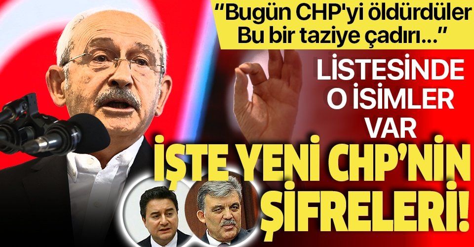 Abdullah Gül ve Ali Babacan'ın YCHP'si oldu