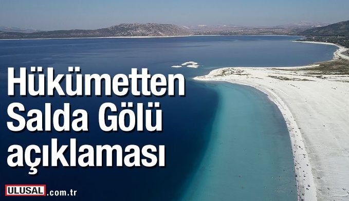 Çevre ve Şehircilik Bakanı Murat Kurum'dan "Salda Gölü" açıklaması.