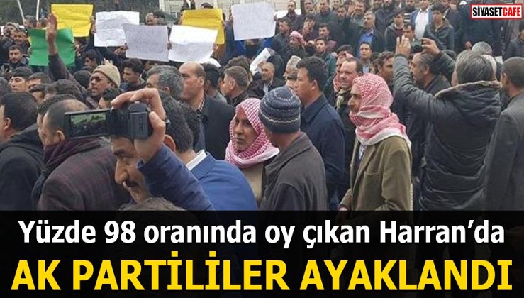 Şanlıurfa'da AK Partililer ayaklandı