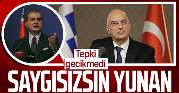 AK Parti Sözcüsü Ömer Çelik'ten Yunan Bakan Dendias'a tepki: Saygısızlık ve bağnazlık bir diplomasi yöntemi değildir