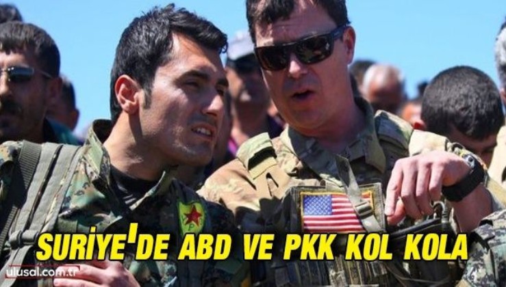 Suriye'de ABD ve PKK kol kola: ABD, PKK'lı teröristlerle devriye gezdi