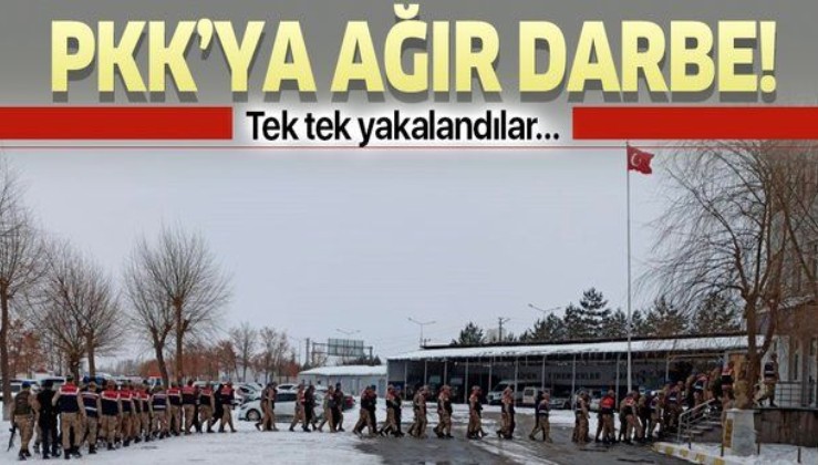 5 ilde PKK'ya ağır darbe! 39 gözaltı.