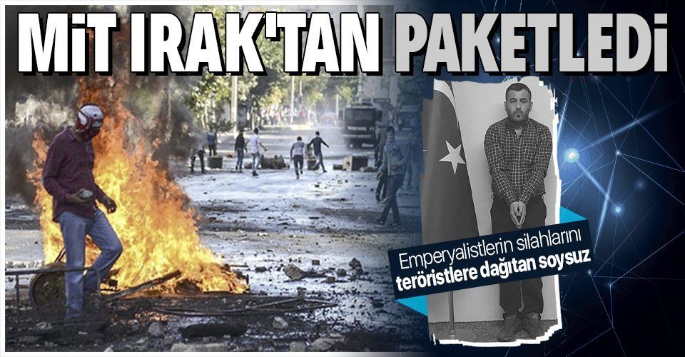 MİT'in Irak'ta paketlediği terör örgütü PKK'nın sözde lojistik sorumlusu İbrahim Parım Türkiye'ye getirildi
