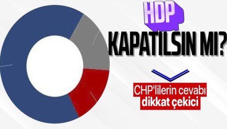 SON DAKİKA: HDP kapatılsın mı? Anketten çarpıcı sonuçlar çıktı
