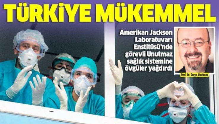 ABD'de yaşayan Prof. Dr. Derya Unutmaz Türkiye'ye övgü yağdırdı: Sağlık sistemi mükemmel
