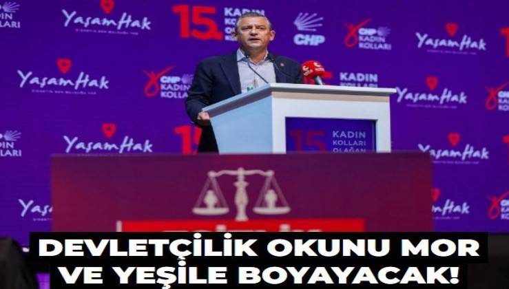 Altı Ok'u mor ve yeşile boyayacakmış! İlk işi İstanbul Sözleşmesi olacak...