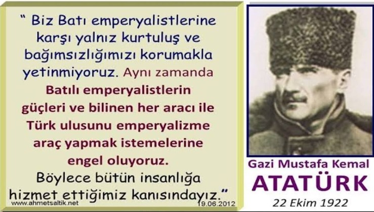 Atatürk, Batılılaşma ve milli devlet
