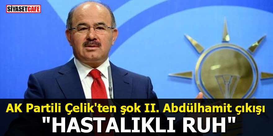 AK Partili Çelik'ten şok II. Abdülhamit çıkışı: "Hastalıklı ruh"