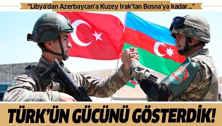 Azerbaycan ve Türkiye mesajı!