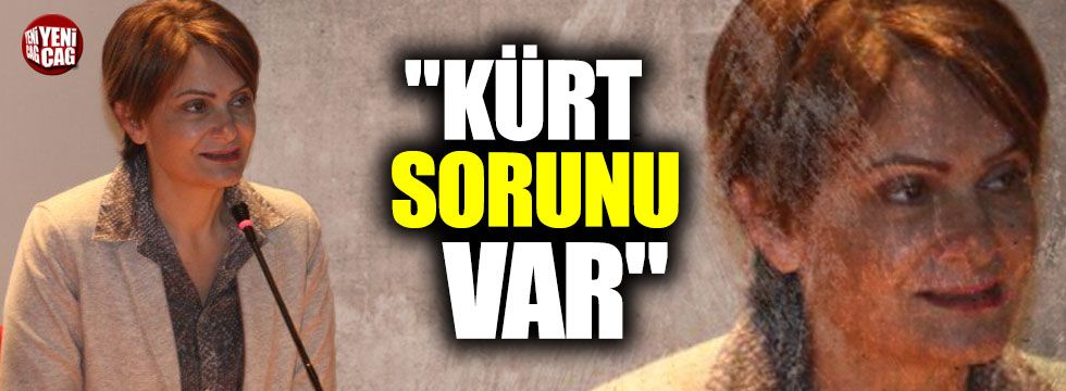 CHP İstanbul İl Başkanı Kaftancıoğlu: Kürt sorunu var