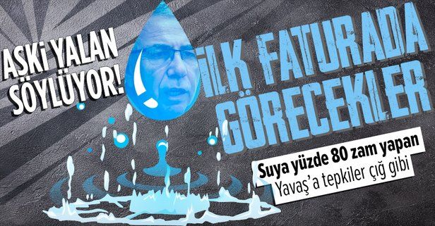 Suya yüzde 80 zam yapan Mansur Yavaş'a sert tepki: Ankaralılar ilk faturada görecek