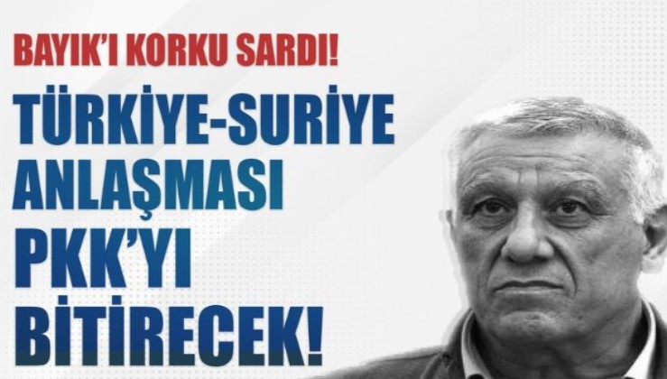 PKK elebaşını korku sardı! Türkiye ile Suriye anlaşacak, terör bitecek