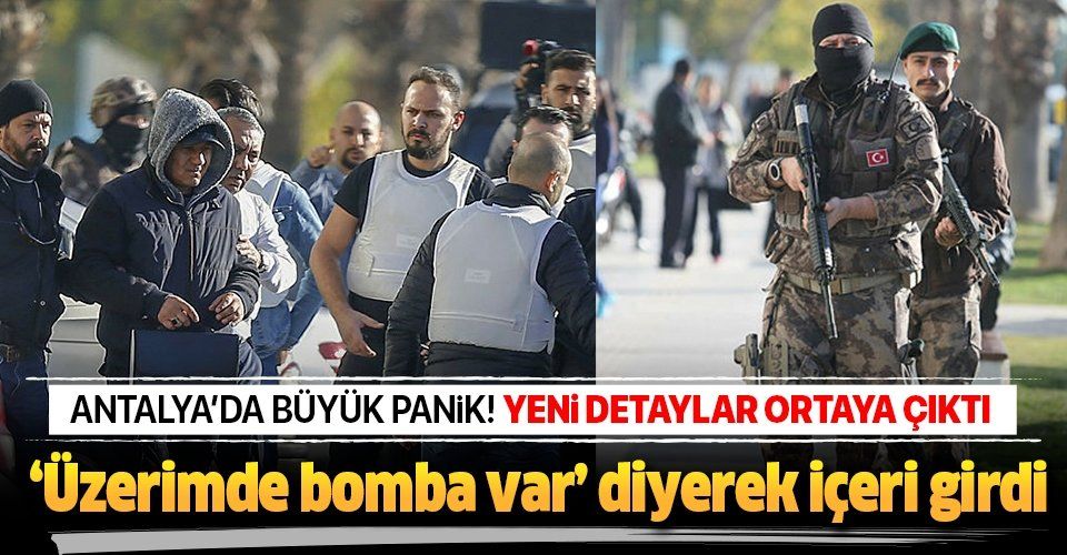 Son dakika: Antalya'da bankada soygun girişimi! "Bomba var" diyerek etkisiz hale getirdi.
