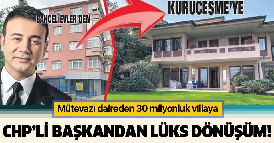 Beşiktaş Belediye Başkanı Rıza Akpolat'tan ‘lüks’ dönüşüm