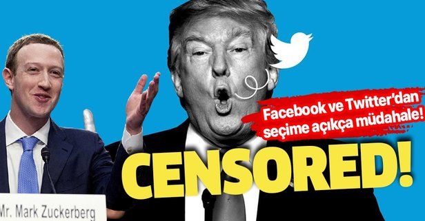 Facebook ve Twitter'dan seçimlere açıkça müdahale! Trump'ı engellemek için pusuda beklediler