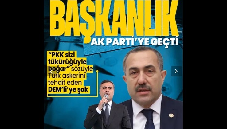 Son dakika: Van'da başkanlık AK Parti'ye geçti! DEM'li Abdullah Zeydan'ın mazbata alamama ihtimali vardı