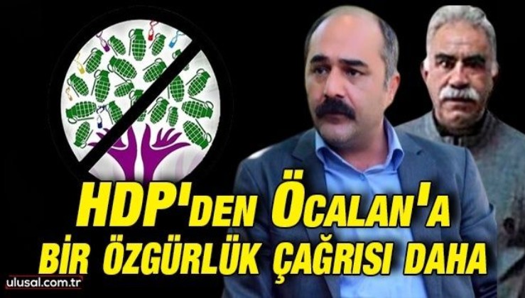 HDP bir kez daha terörist başı Öcalan için özgürlük istedi