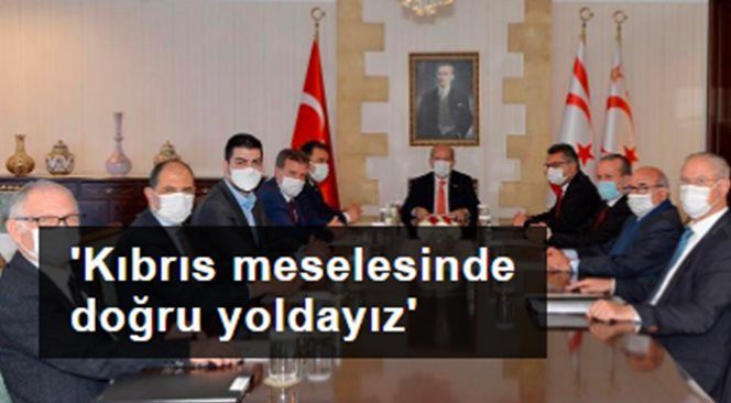 KKTC Cumhurbaşkanı Tatar: Kıbrıs meselesinde doğru yoldayız