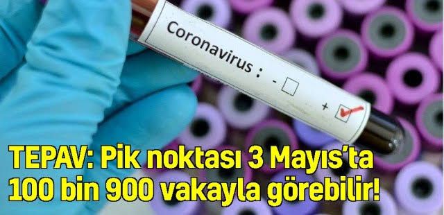 Son dakika... TEPAV'dan koronavirüs raporu: Pik noktası 3 Mayıs’ta