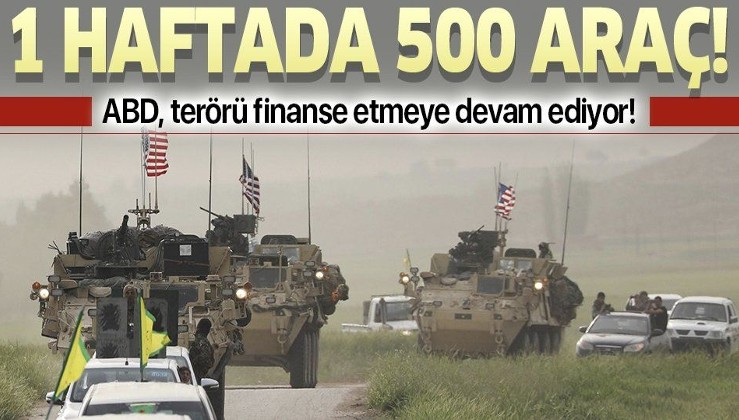 Türkiye'yi oyalıyorlar, PKK'ya tam gaz yardım ediyorlar! ABD'den YPG/PKK'nın paravanı DSG'ye 500 araçlık destek .