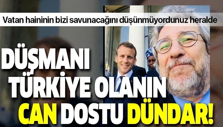 Vatan haini Can Dündar Türkiye-Fransa gerilimine de burnunu soktu! Skandal paylaşım