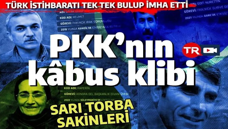 İşte PKK'nın kâbus vidyosu: Türk istihbaratı onları tek tek bulup sarı torbaya soktu