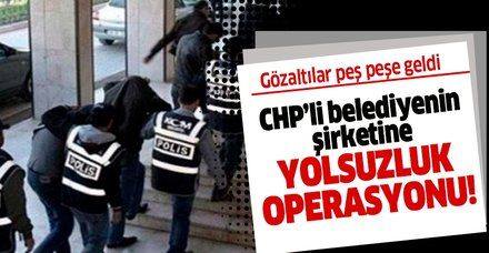 Tekirdağ Büyükşehir Belediyesi'nin şirketine yolsuzluk operasyonu!
